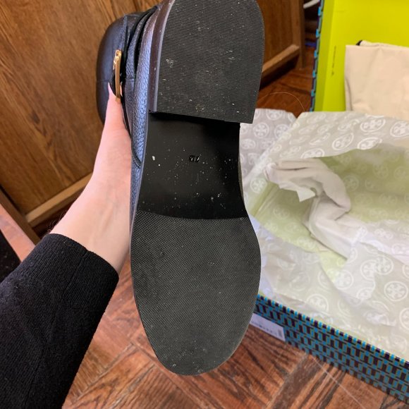 TORY BURCH Brooke Knee Boot (Perfect Black), Size 7 - Picture 10 of 10